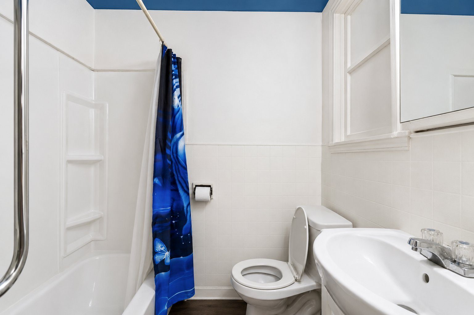 Appartement #1 - aménagé virtuellement - Salle de bains